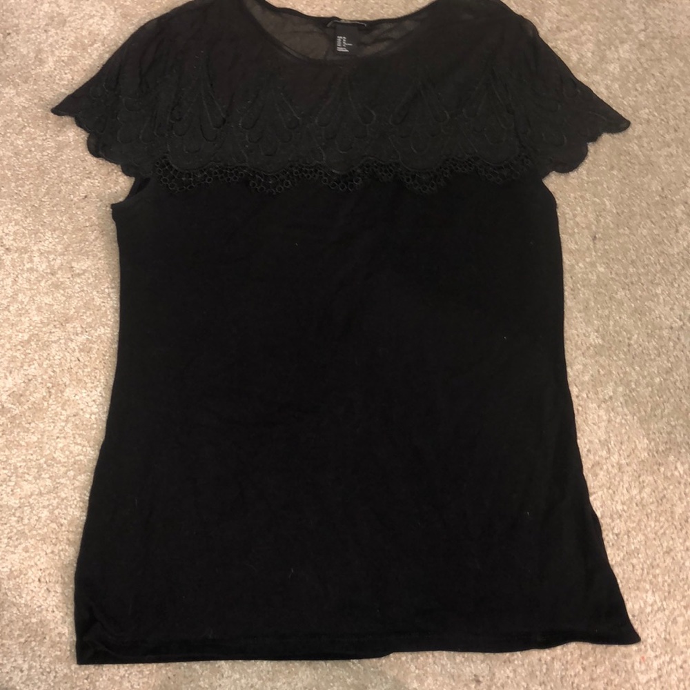 H&M (lace top) t-shirt